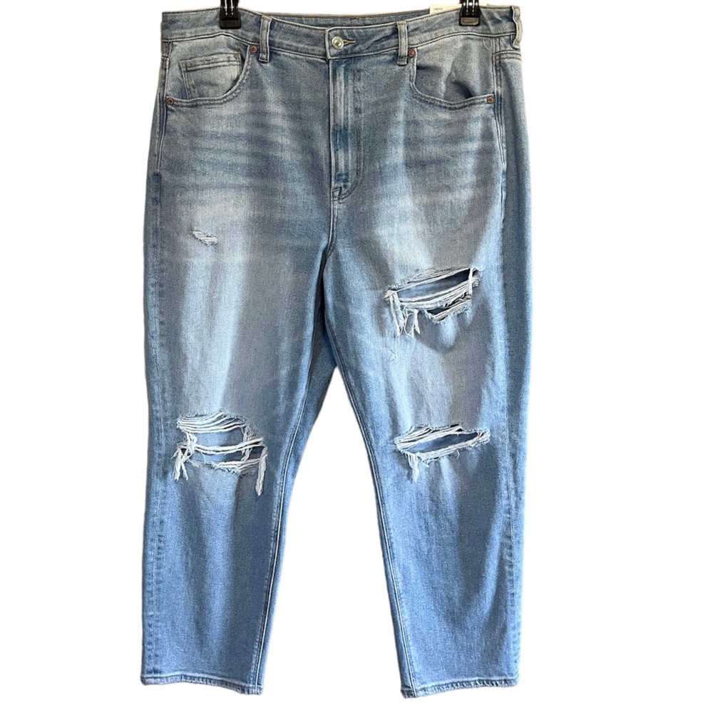 AE Stretch Mom Straight Jeans